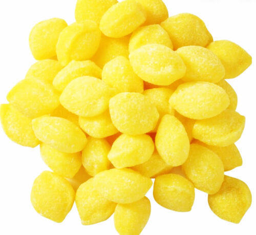 Lemon Drops, Sweet With A White Background